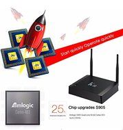 Smart TV Box, EEDI Newest Mini Protable K3 KIII Plus Amlogic S905 OTT Android 5.1 FULL HD Smart TV Box 2G DDR3... N4