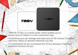 Smart TV Box,EEDI T95N MINI M8S PRO Android 6.0 TV Box Octa Core 2GB DDR3+8GB WiFi HD Media Player N4