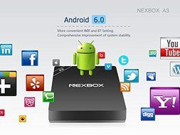 NEXBOX A3 Amlogic S912 Octa-Core 2GB RAM 16GB ROM Android 6.0 2.4G + 5.0G WiFi Gigabit LAN 4K HDR TV Box (Exclusive... N2