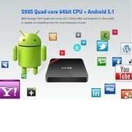 [Latest NEXBOX-A95X]Kobwa Clasical Andriod 5.1 4K TV BOX Pro Amlogic S905 Cortex A53 2.0GHz 1G/8G KODI 16.1 Pre-installed... N7