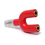 BephaMart 3.5mm 1 Male To 2 Female Audio Y-Splitter Earphone Adapter N3