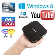 Vensmile W8 Wintel Compute Stick Mini PC with Intel Atom BayTrail CR,Z3735F Quad Core Pocket Smart Computer HDMI...