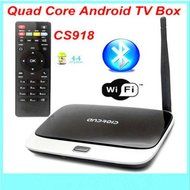 PaddSun CS918 Amlogic S805 Quad Core Android TV Box 1G RAM 8G ROM Remote Control Smart TV Box KODI XBMC Pre-installed...