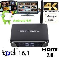 SUPVIN ENYBOX Android 6.0 TV box 4K Amlogic S905X Quad Core ARM Cortex A53 @2GHz KODI 16.1 Fully loaded Streaming...
