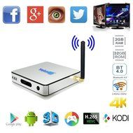 Edal KB2 Android 6.0 OTT TV Box Amlogic S912 KODI 17.0 Octa Core 2G 32G Streaming Media Player