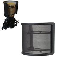 BephaMart Dual Layer Recording Studio Muisc Microphone Mic Windscreen Pop Filter Mask Shield
