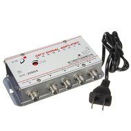 ANDROSET 4 Way CATV Cable TV Signal Amplifier AMP Video Booster Splitter