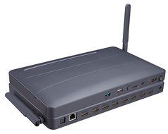 YINGLUN 8 Ways HDMI Streaming Media Player with 500G Hard Disk + Remote Support HDMI GHZ 8-core GPU/ Android 4.4... N3