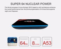 VIGICA T96 Pro TV Box Android 6.0 Marshmallow Amlogic S912 Octa Core 3G 16G XBMC Fully Loaded Kodi Streaming Media... N4