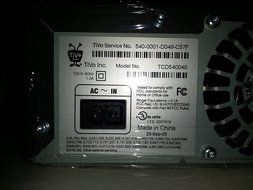 Tivo Series 2 TCD540040 DVR Recorder N3