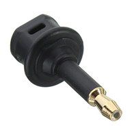 BephaMart TosLink Optical Cable Adapter Connector to 3.5mm Mini Male Jack Plug Adaptor N7