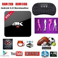 H96 Pro Smart TV Box Amlogic S912 8 core H.265 4K Media Player Android 6.0 2G/16G with Kodi 17.0 Google Playstore... N4
