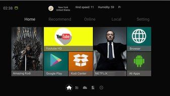 RioRand A95X Android 5.1 TV BOX Player Streaming Media Player 1GB/8GB Kodi 15.2 fully loaded XBMC Amlogic S905... N3