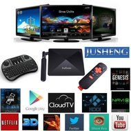 JUSHENG Free I8 Wireless Mini keyboard W9 Android TV Box kodi Fully Loaded Amlogic S812 Quad Core CPU Penta-core...