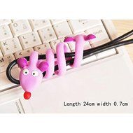 BephaMart 3Pcs Color Random Animal Shaped Rubber Earphone Line Winder N3