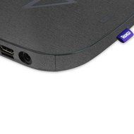 Skinomi TechSkin - Roku 4 Brushed Steel Full Body Skin / Front &amp; Back Wrap Clear Film / Ultra HD and Anti-Bubble... N2