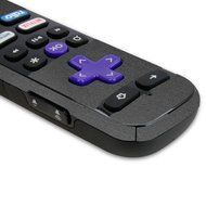 Skinomi TechSkin - Roku 4 Brushed Steel Full Body Skin / Front &amp; Back Wrap Clear Film / Ultra HD and Anti-Bubble... N4
