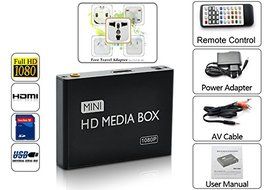 Mini 1080P Full HD Media Player with AV/HDMI/USB