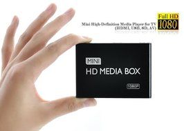 Mini 1080P Full HD Media Player with AV/HDMI/USB N6