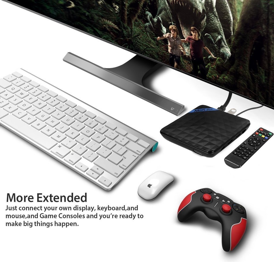 M9S Pro Android TV Box S905 Quad core 2GB/16GB Android 5.1 KODI 16.0 WiFi BT 4.0 4K HD 1000Mbps LAN N6