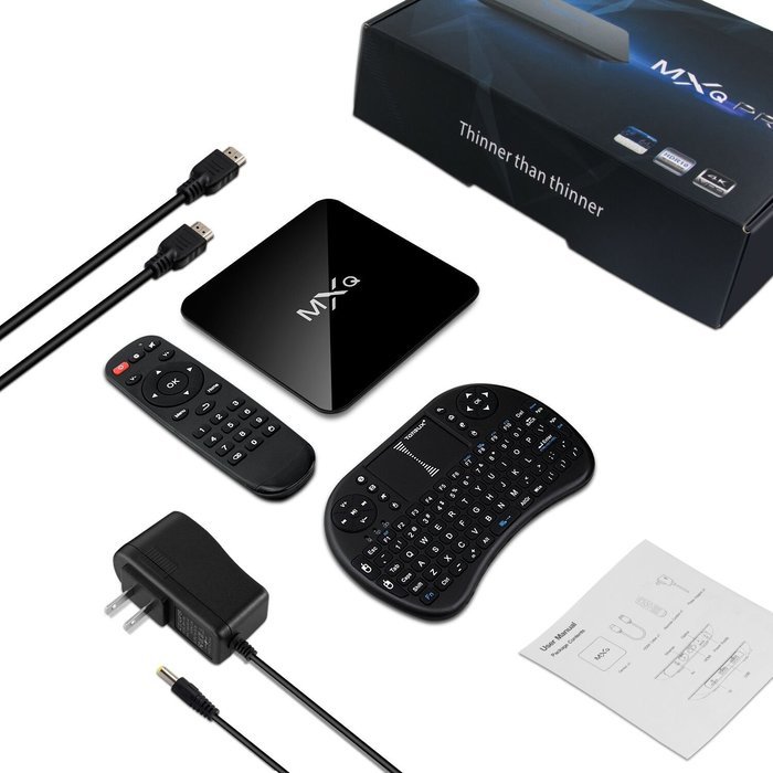 MXQ Kodi Android TV BOX Tonbux Lastest Kodi Fully Loaded XBMC Amlogic S905X Quad Core Android 6.0 Smart 4K Media... N7