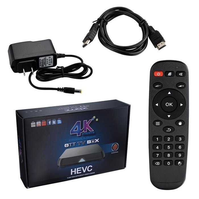 RUPA M8S 4K Android TV Box Amlogic S812 Quad Core 2G/8G Smart 4.4 Mini PC HDMI Kodi/XBMC Wifi Media Player N6