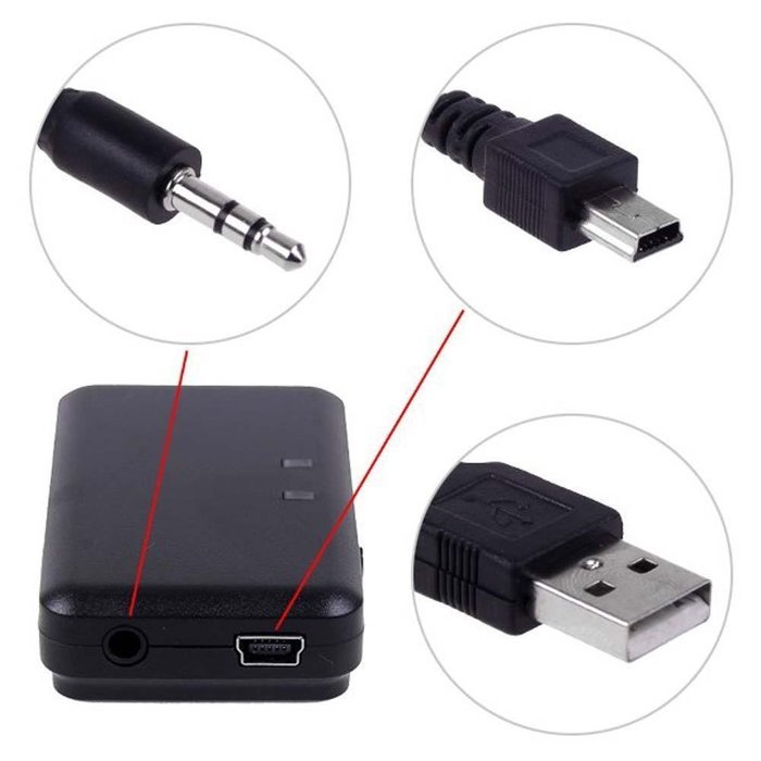 NEWSTYLE A2DP HiFi Wireless Bluetooth Stereo Audio Music Dongle Adapter Receiver 3.5mm N5