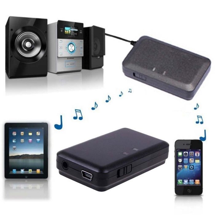 NEWSTYLE A2DP HiFi Wireless Bluetooth Stereo Audio Music Dongle Adapter Receiver 3.5mm N8