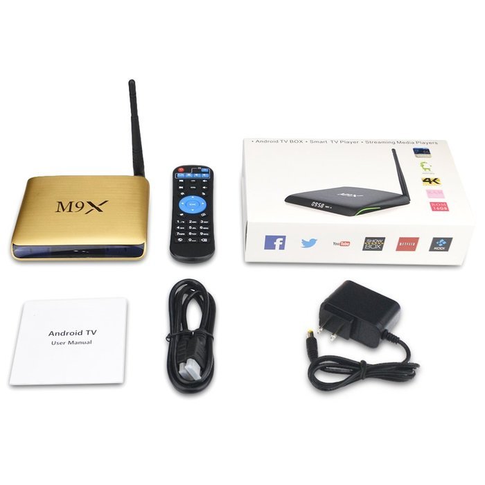 Kekilo M9X M2 Kodi 16.1 Pre-installed Amlogic S905X Android 6.0 Marshmallow Quad Core TV Box 2G/16G 3D 4K HD Dual... N11