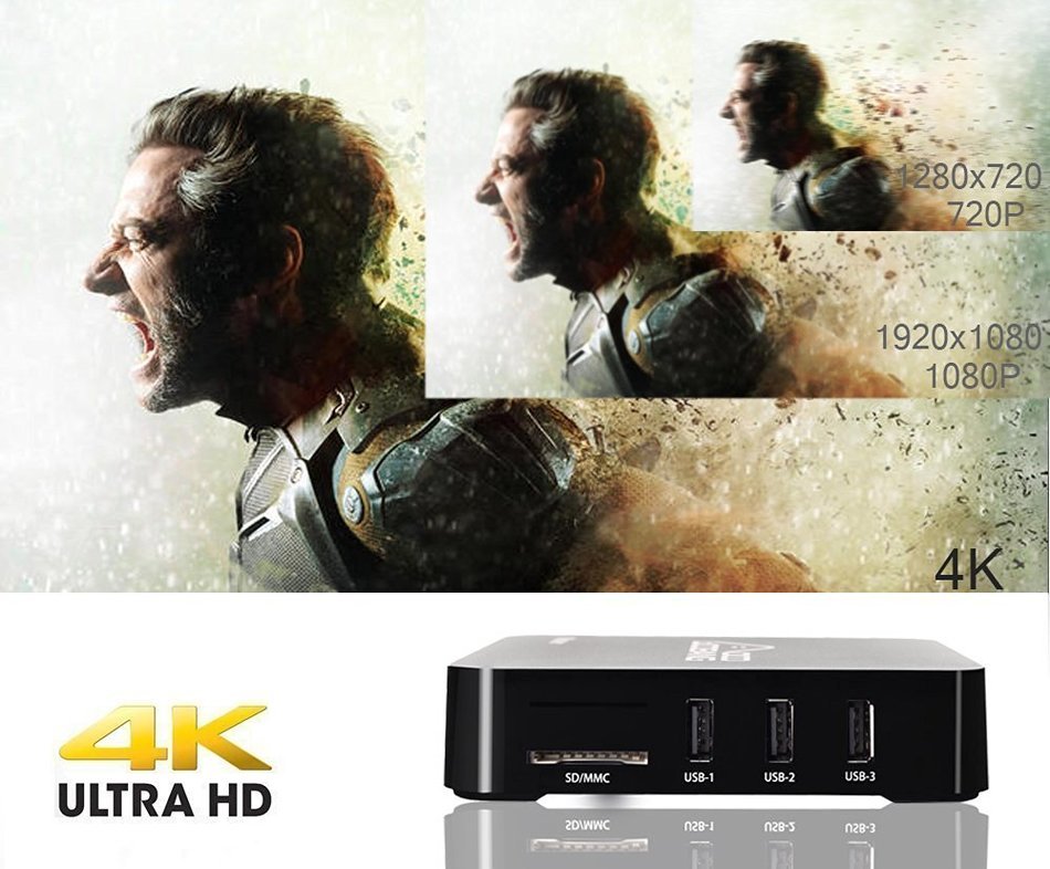 2017 Newest Model GooBang Doo Master Android 5.1 TV Box with Unique GooBang Doo Server(OTA) and True 4K Playing N2