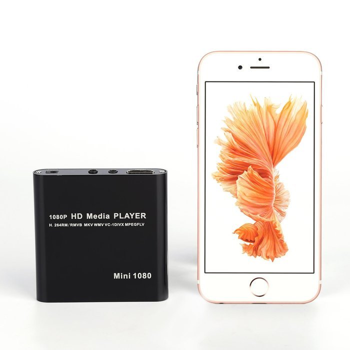 YKS HDMI Digital Media Player,1080P Full-HD Ultra Portable Multi-function Media Player For USB Drives SD/SDHC... N13