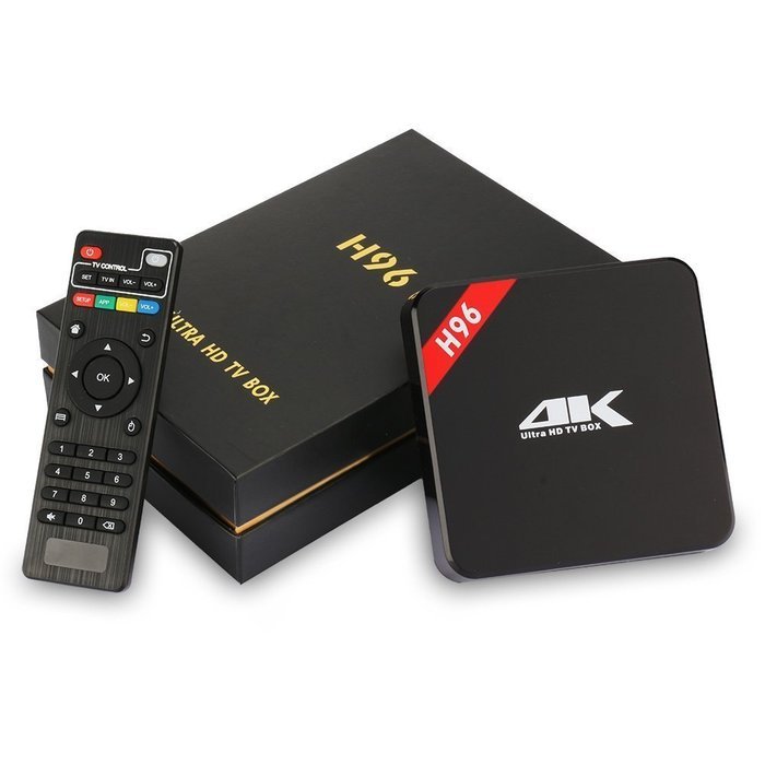 PowerLead Ptox Amlogic PL-S905 4k H96 Android TV Box Quad Core 1G DDR 8G TV Box N3