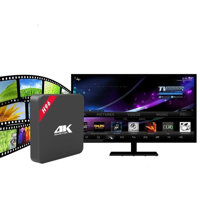 PowerLead Ptox Amlogic PL-S905 4k H96 Android TV Box Quad Core 1G DDR 8G TV Box N7