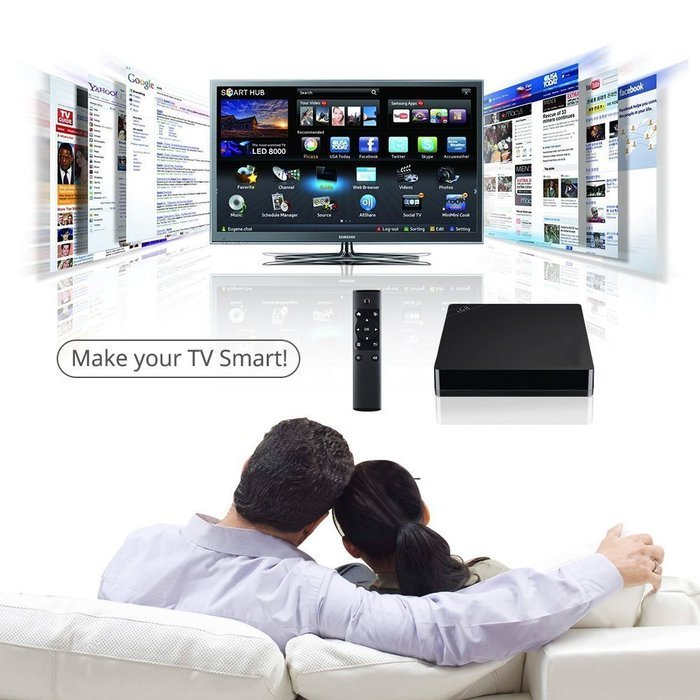 Plater I68 TV Box Android Lollipop 5.1 Kodi Core Cortex-A53 UHD 4Kx2K @60fps 2G/16G 2.4/5GHz WiFi 1000/LAN & OTA... N4