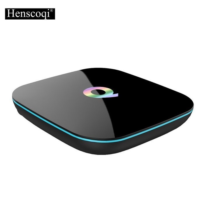 Henscoqi Q Box Android TV Box Amlogic S905 Quad Core Streaming Media Player 2G+16G Memory Support 2.4G/5G Wifi... N2