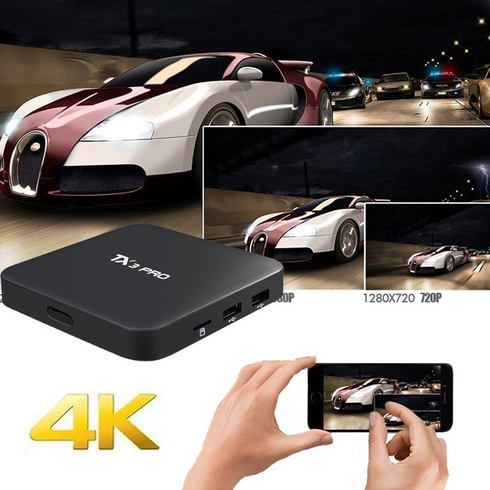 Henscoqi TX3 Pro Smart TV Box Amlogic S905X Android 6.0 Marshmallow TV Box 1G/8G KODI 16.1 Smart Set Top Box Streaming... N3