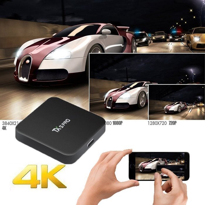 Henscoqi TX3 Pro Smart TV Box Amlogic S905X Android 6.0 Marshmallow TV Box 1G/8G KODI 16.1 Smart Set Top Box Streaming... N10