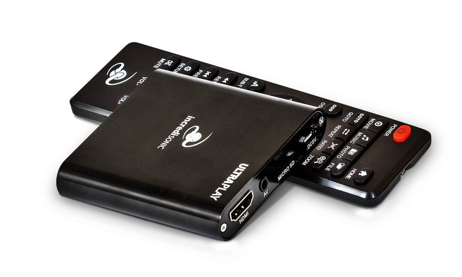 Incredisonic Vue Series IMP150+ 1080p Full-HD Ultra Portable Digital Media Player For USB Drives and SD/SDHC Cards