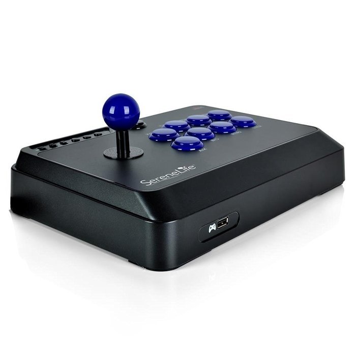 SereneLife Arcade Fight Stick - Video Game Joystick Controller