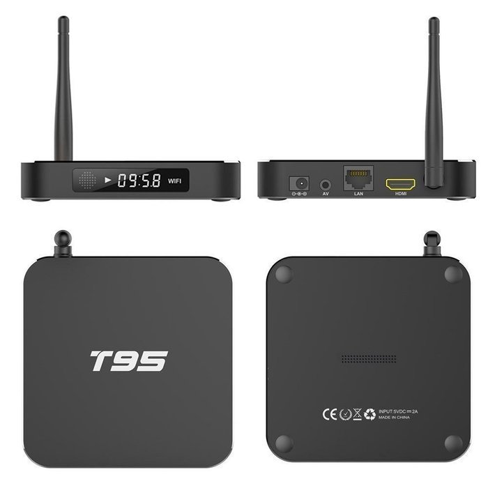 Easytone T95 4K Amlogic S905 Andorid 5.1 Smart Set Top TV Box KODI 16.0 Pre-installed Google Netflix Youtube HDMI... N14