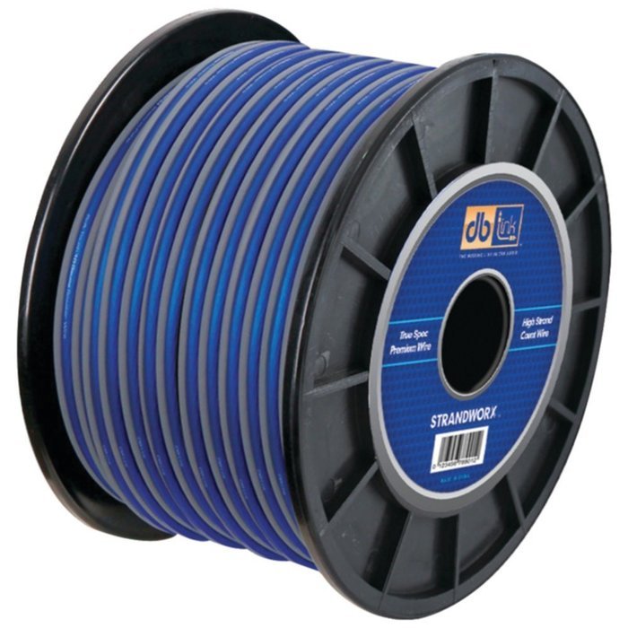 db Link SXSW12BL250 250ft Strandworx Speaker Wire 12 Gauge Gray-Blue Consumer Electronics
