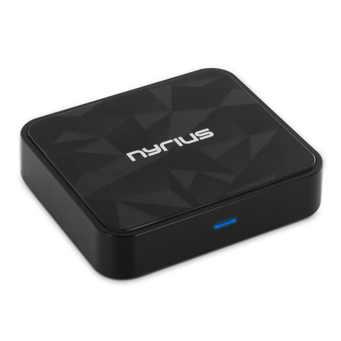 Nyrius Songo Tap Wireless Bluetooth aptX NFC Music Receiver for Streaming iPhone, iPad, Android, Smartphones,... N26