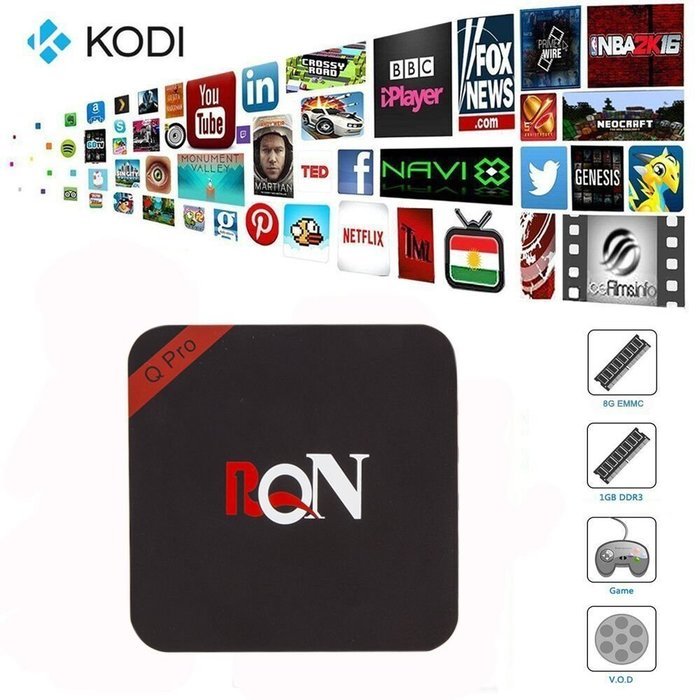 Generic Android TV Box 1080P Amlogic S805 Quad Core Smart Media Player RAM 1GB ROM 8GB