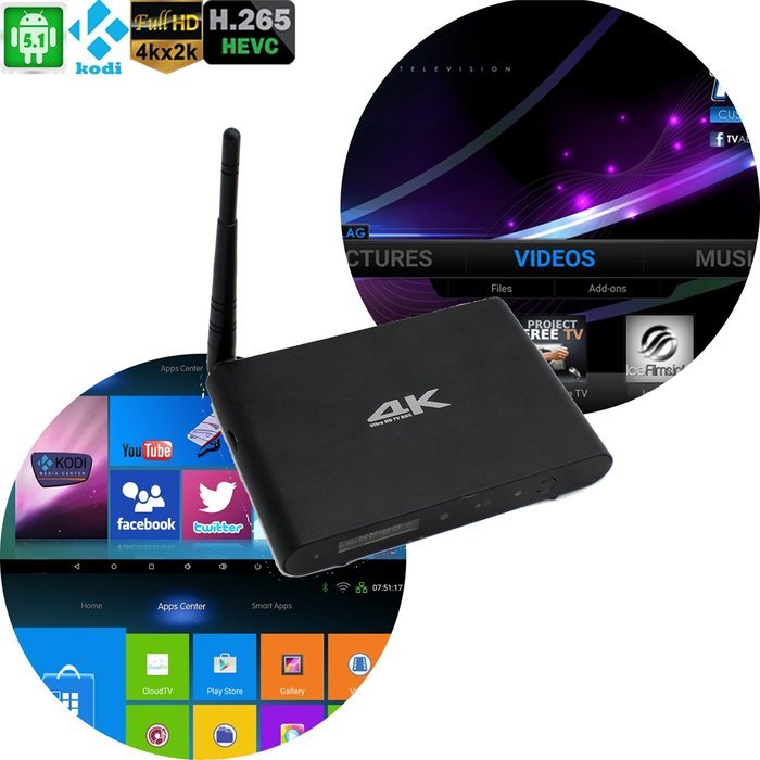 [New Release]BNT Kodi Media Center 64bit Octa Core 2gb Ram 8gb Rom Android Tv Box Android Lollipop 5.1 Streaming...