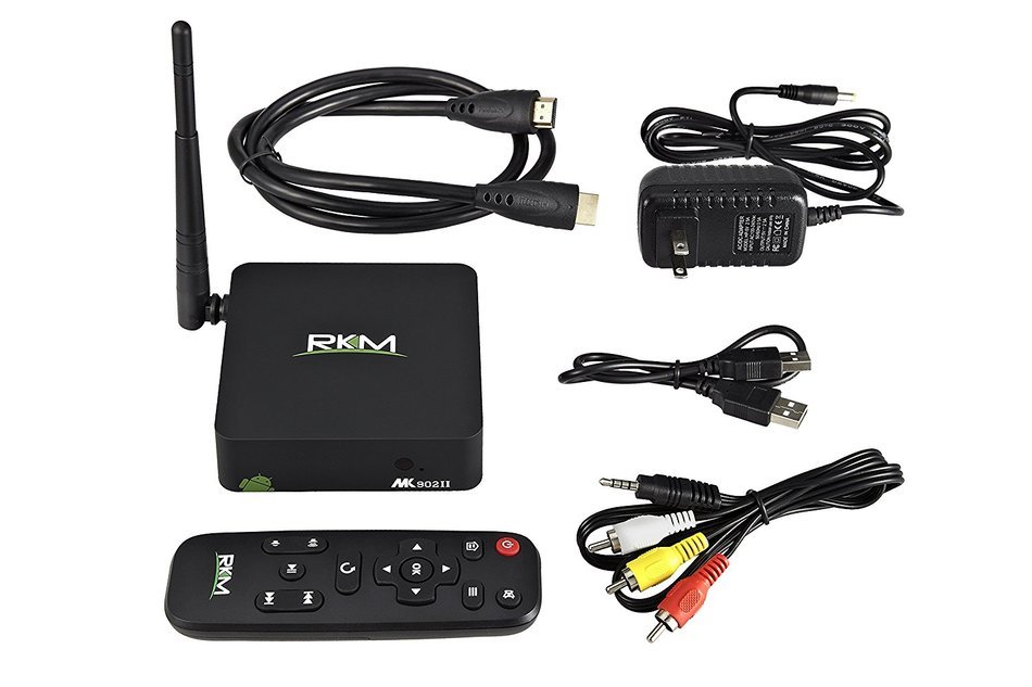 RKM Rikomagic Mk902ii Quad Core Android 4.2 Mini Pc Google Tv Player with 2gb RAM and 16gb ROM, External Wifi... N7