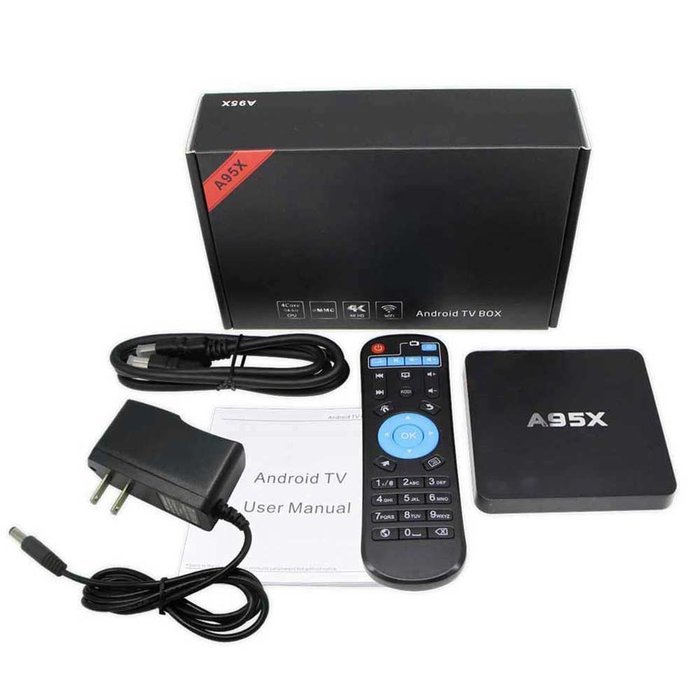 2016 A95X 4K Android 6.0 KODI/XBMC 16.1 Super Mini Smart TV Box Amlogic S905X Quad Core 2GB+16GB Full Loaded 2.4G... N6