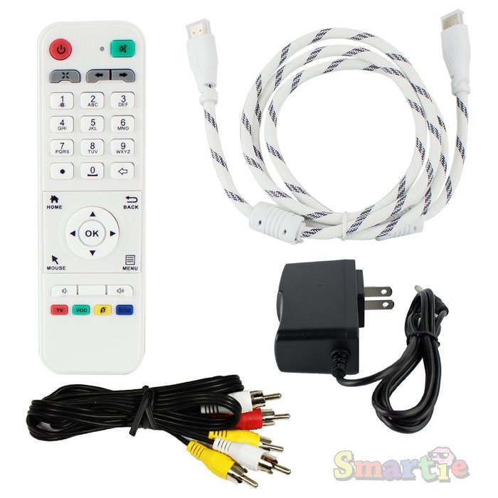 Loolbox Arabic IPTV Box (Golden Version) Quad Core Android 4.4 Internet Streaming Media Player Center N4