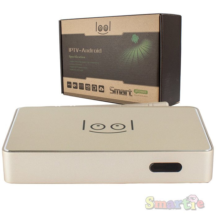 Loolbox Arabic IPTV Box (Golden Version) Quad Core Android 4.4 Internet Streaming Media Player Center N5
