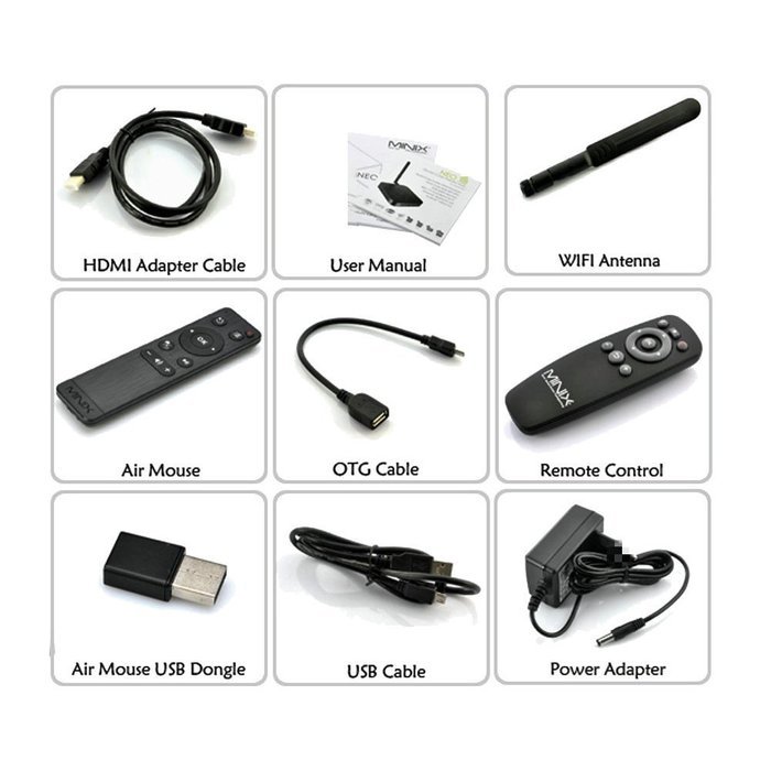 MINIX Neo X8-H Plus Android 4.4 Smart TV Box XBMC Amlogic S812-H Quad Core Streaming Media Player 2G/16G BT4.0... N2