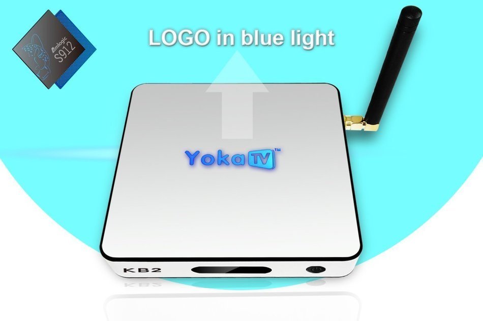 YokaTV KB2 Octa-core Android 6.0 OTT TV Box 8Core 64bit CPU 2GB RAM 32GB ROM 4K ULTRA HD H.265 HEVC 5G WiFi Internet... N5
